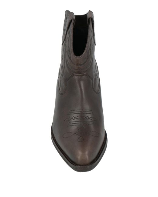 Ba&sh Brown Ankle Boots