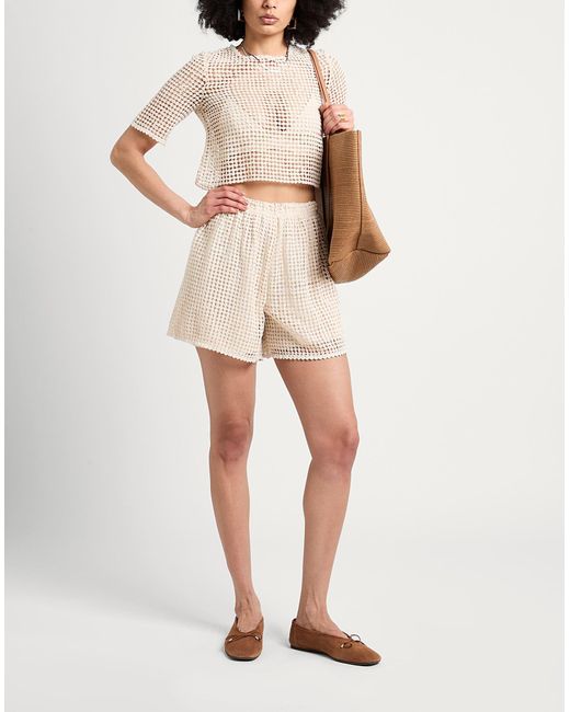 MAX&Co. Natural Shorts & Bermuda Shorts