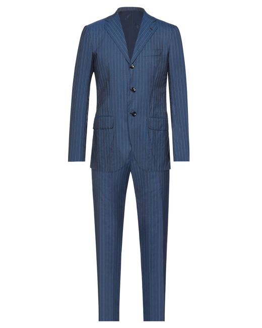 Kiton Suit in Blue for Men | Lyst