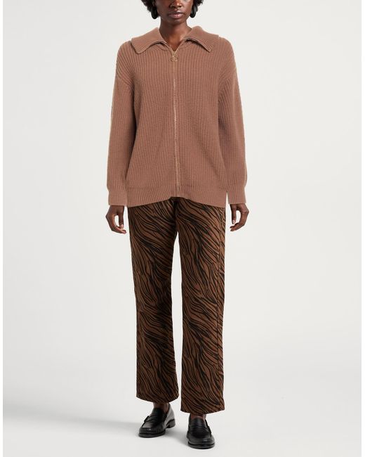 Department 5 Brown Cardigan Virgin Wool