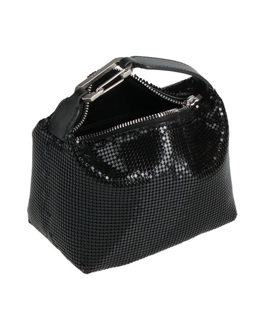 Eera Black Handbag Calfskin, Aluminum