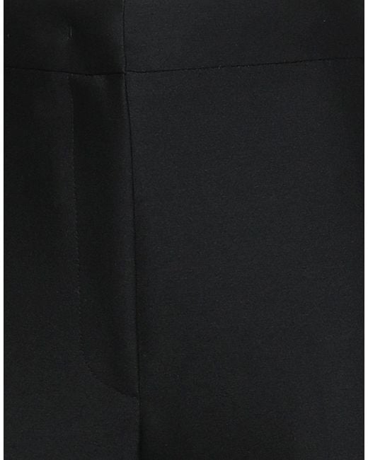 Sandbeige Black Pants Wool, Silk