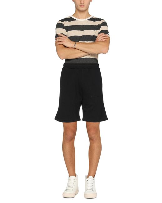 BEL-AIR ATHLETICS Black Shorts & Bermuda Shorts Cotton for men