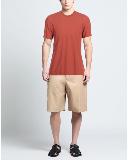 Zanone Red T-shirt for men
