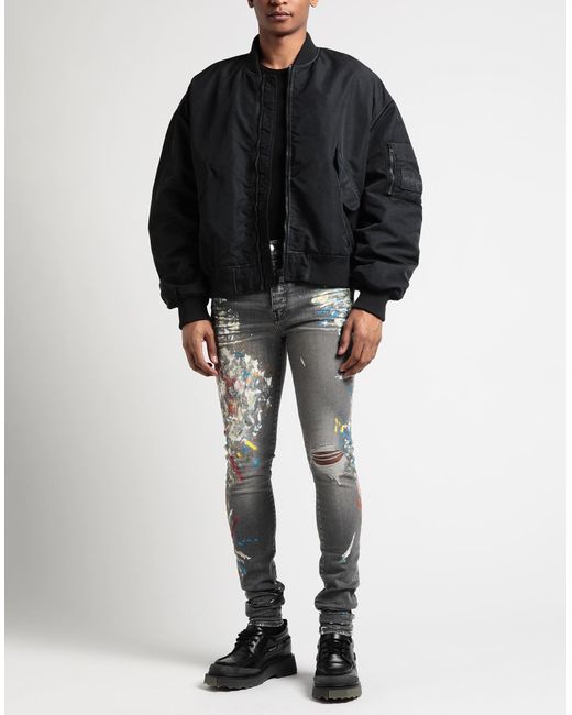 Amiri Blue Jeans Cotton, Elastomultiester, Elastane for men