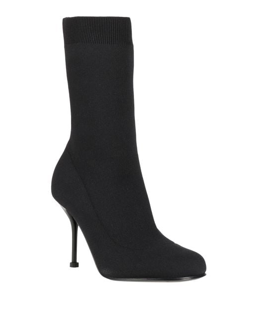 McQueen Black Ankle Boots