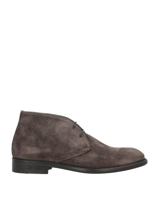 Sutor Mantellassi Brown Ankle Boots Leather for men