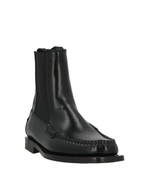 Hereu Black Ankle Boots Leather
