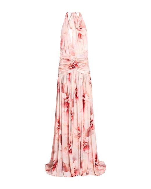 Babylon Pink Maxi Dress Polyamide, Elastane