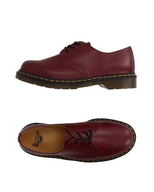 Dr. Martens Purple Lace-Up Shoes
