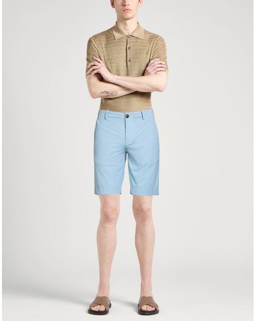 Rrd Blue Azure Shorts & Bermuda Shorts Polyamide, Elastane for men