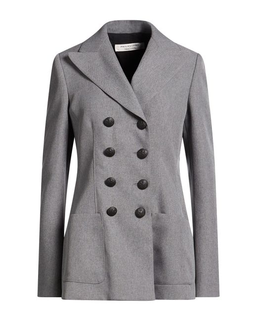 Philosophy Di Lorenzo Serafini Gray Blazers