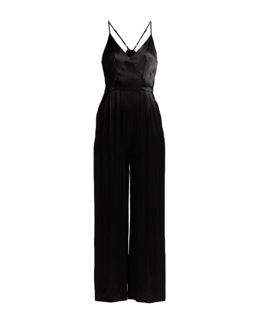 SOLOTRE Black Jumpsuit Viscose