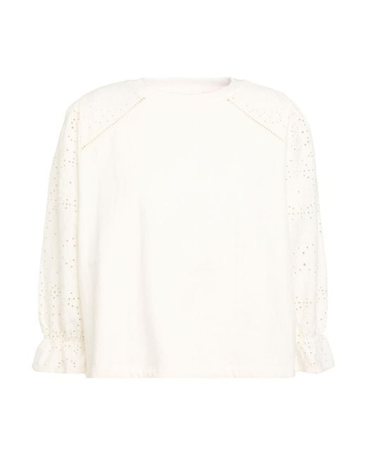 Ba&sh White Sweatshirt