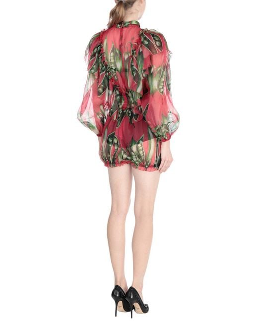 Dolce & Gabbana Red Jumpsuit