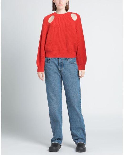Erika Cavallini Semi Couture Red Jumper