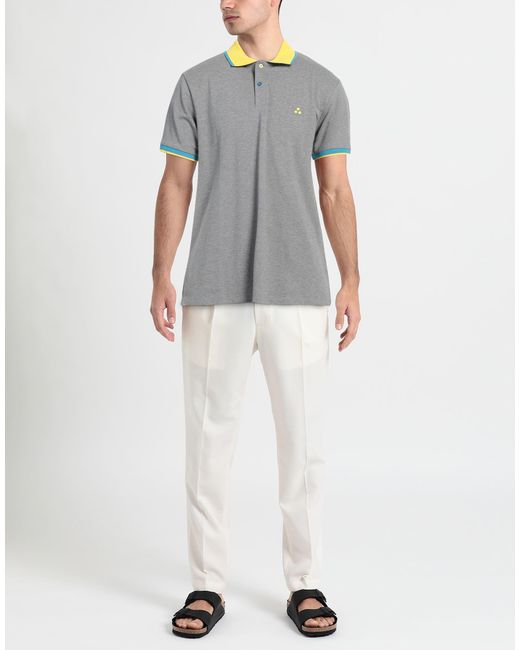 Peuterey Gray Polo Shirt for men