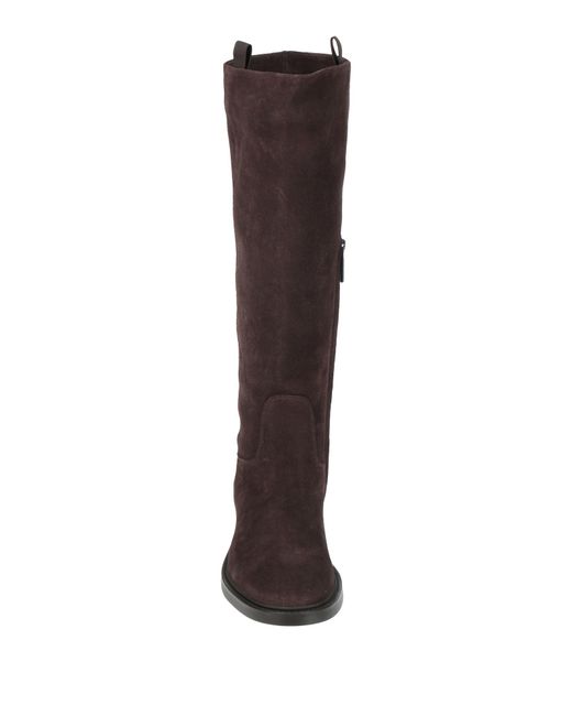 Doucal's Brown Dark Boot Leather