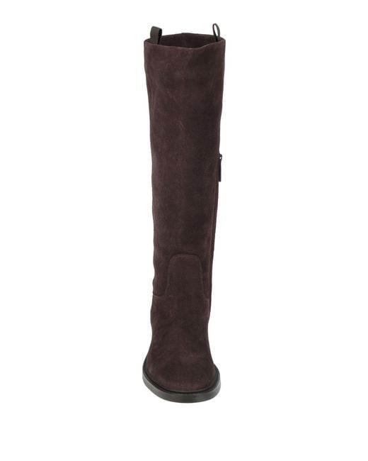 Doucal's Brown Dark Boot Leather