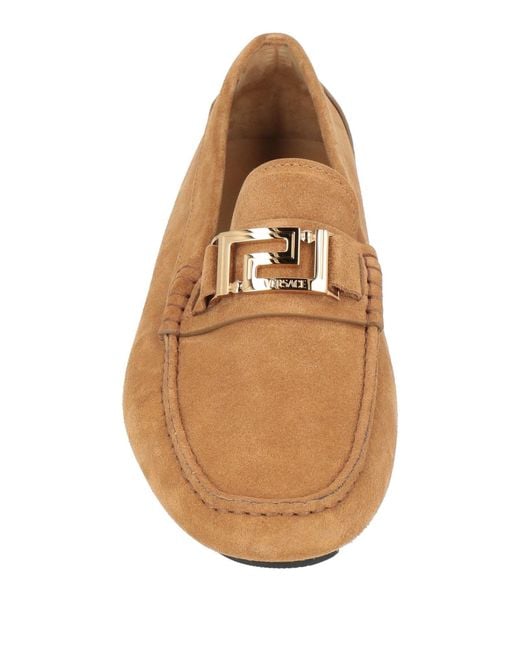 Versace Brown Loafers Leather for men