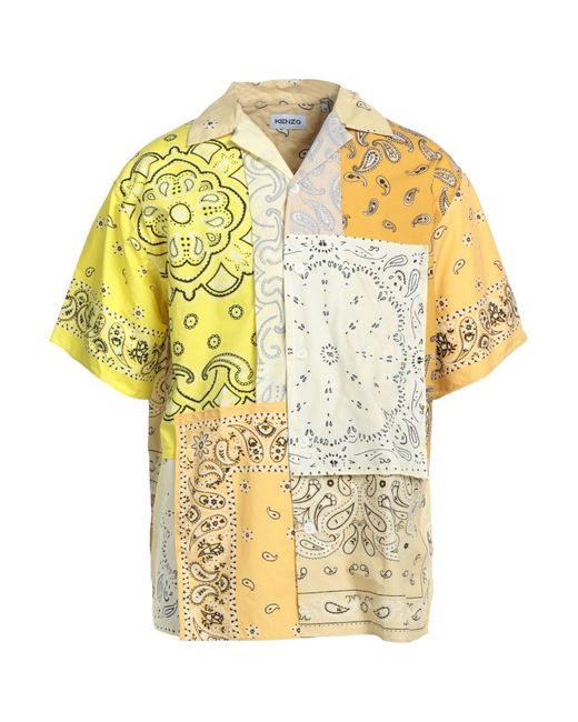 KENZO Yellow Shirt for men
