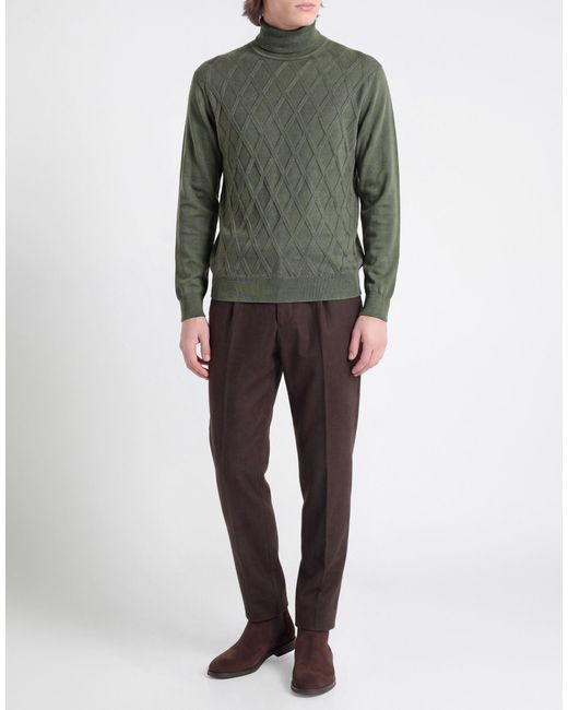 Diktat Green Turtleneck for men