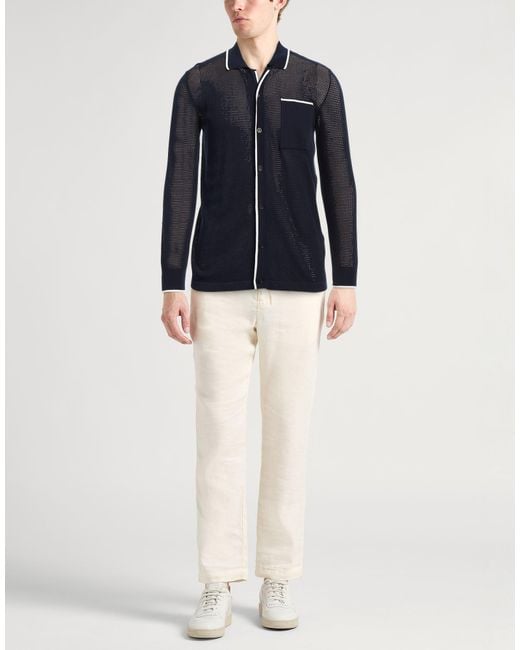Roberto Collina Blue Cardigan for men