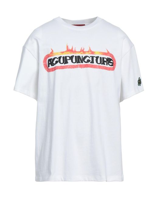 Acupuncture White T-shirt for men