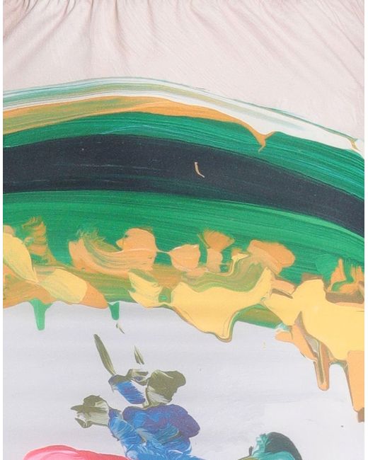 MSGM Green X Jan De Vliegher Midi Skirt Polyester, Elastane