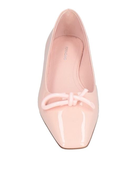Ferragamo Pink Ballet Flats