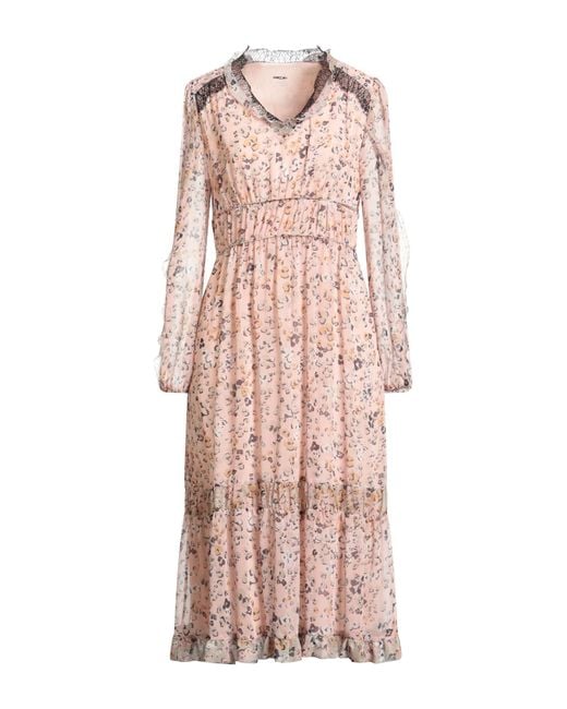 Marc Cain Pink Midi-Kleid
