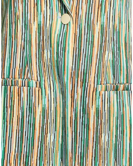 Suoli Green Blazer Viscose, Polyester, Elastane