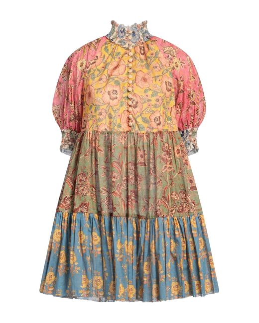 Zimmermann Pink Mini-Kleid