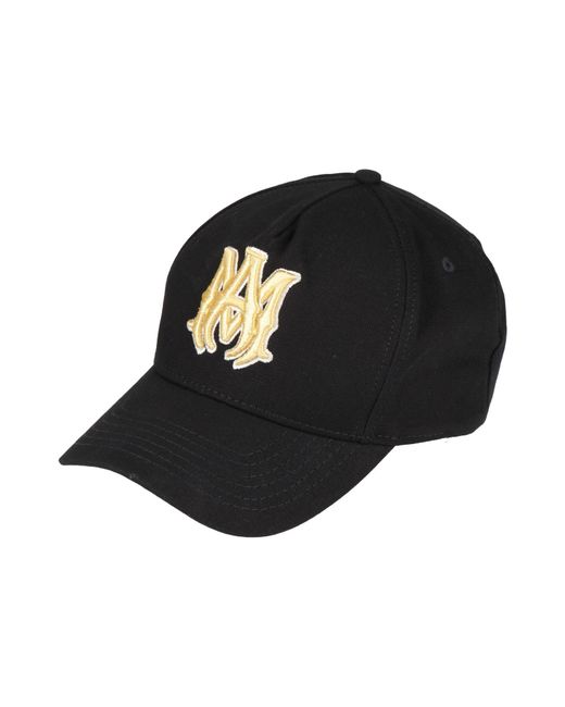 Amiri Black Hat Cotton for men