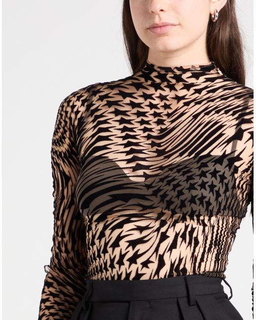 Mugler Black Top Polyamide, Elastane