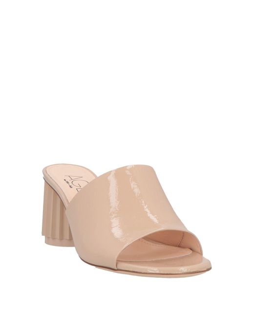 Agl Attilio Giusti Leombruni Pink Blush Sandals Leather