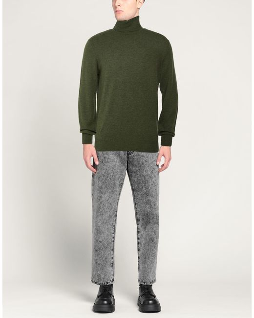Aragona Green Turtlenecks for men