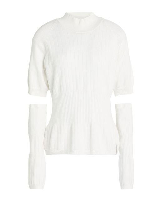 hinnominate White Turtleneck