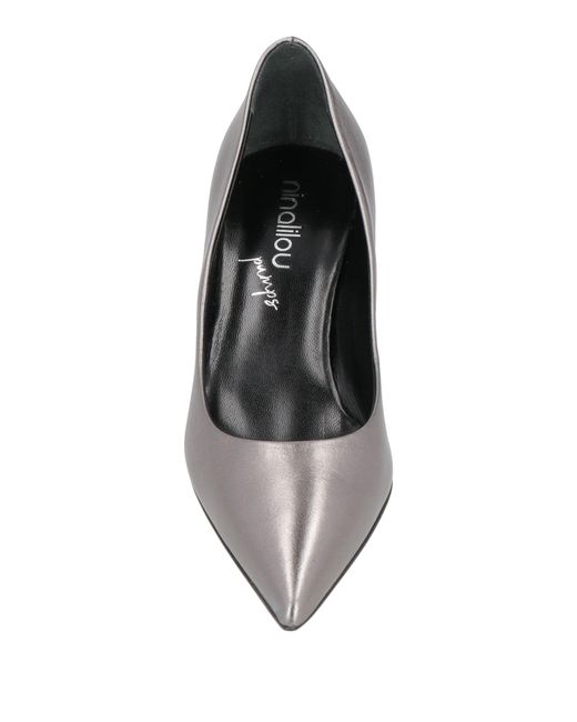Ninalilou Gray Pumps