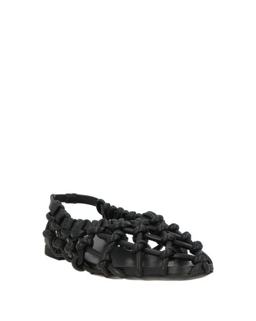 Odissi Black Ballet Flats Textile Fibers