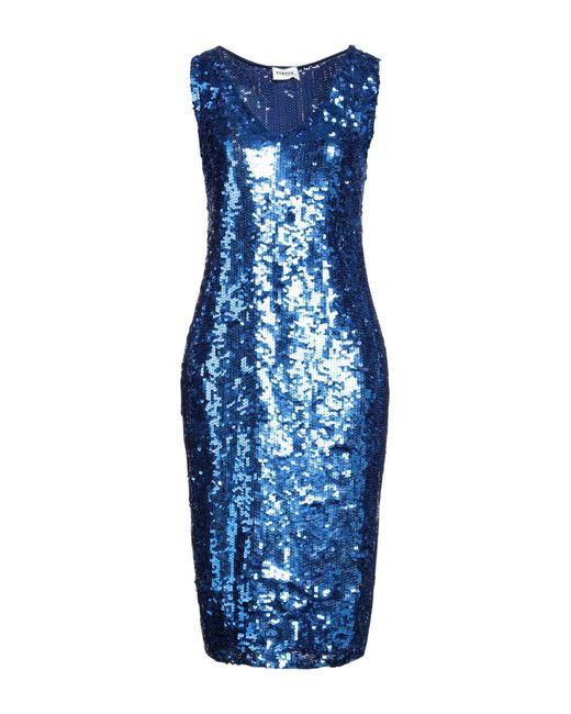 P.A.R.O.S.H. Blue Midi Dress