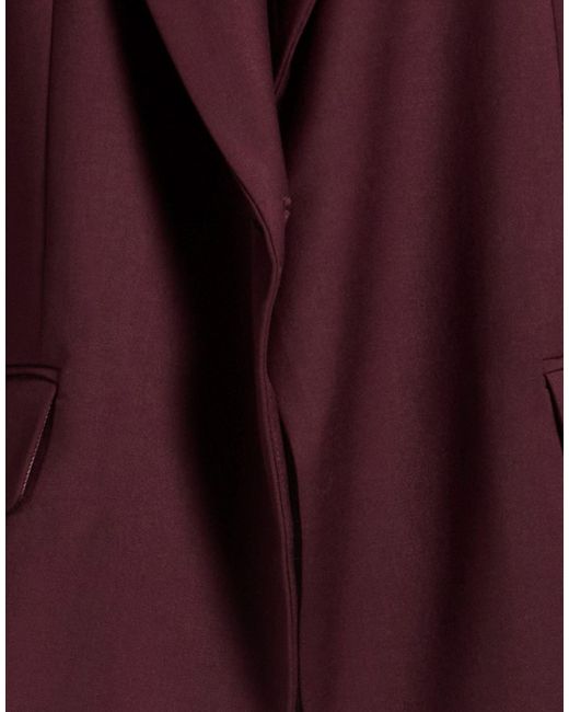 8pm Purple Burgundy Blazer Polyester, Viscose, Elastane