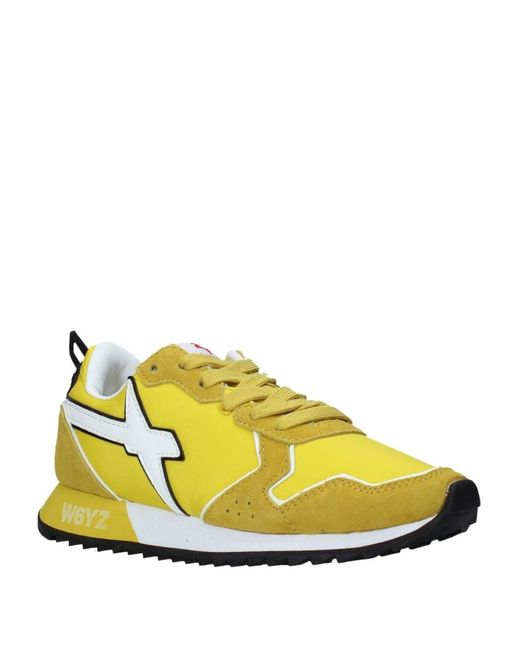 Sneakers di W6yz in Yellow