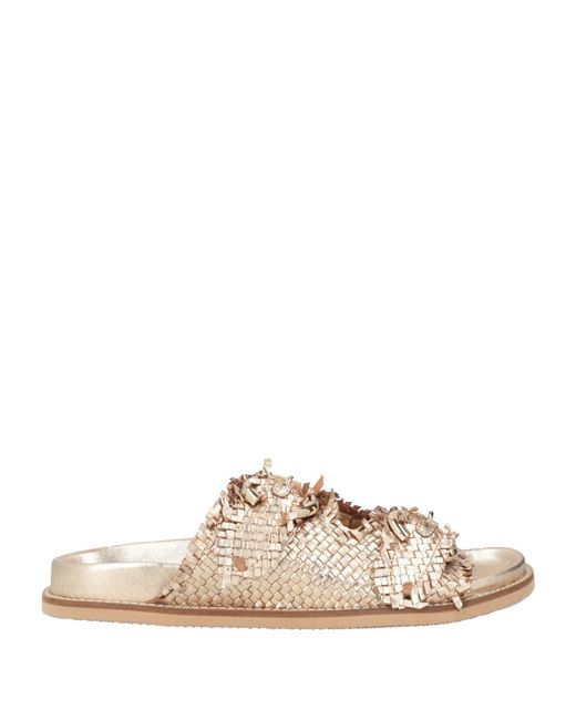 Emanuélle Vee Women's Natural Sandals Leather