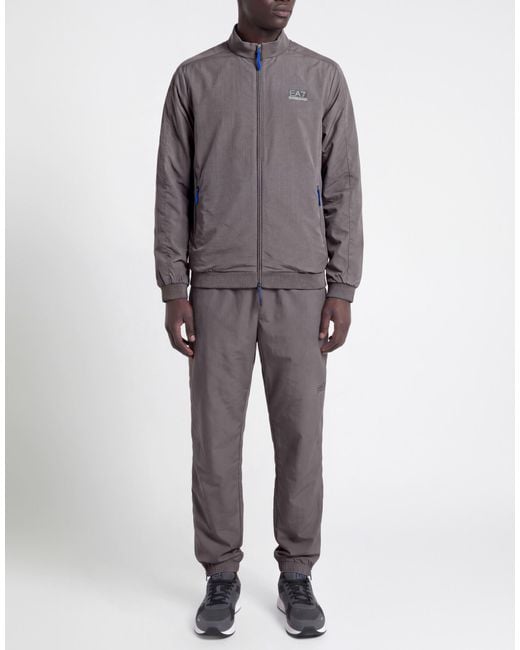 EA7 Gray Tracksuit for men