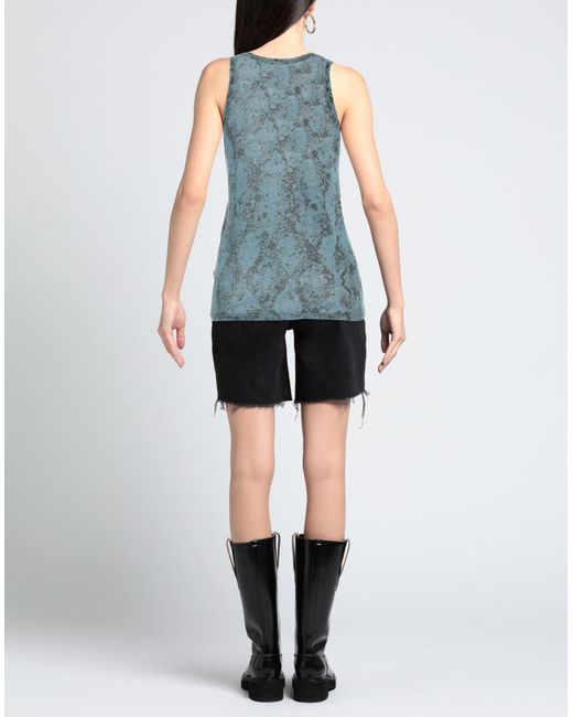 Zadig & Voltaire Blue Slate Tank Top Linen