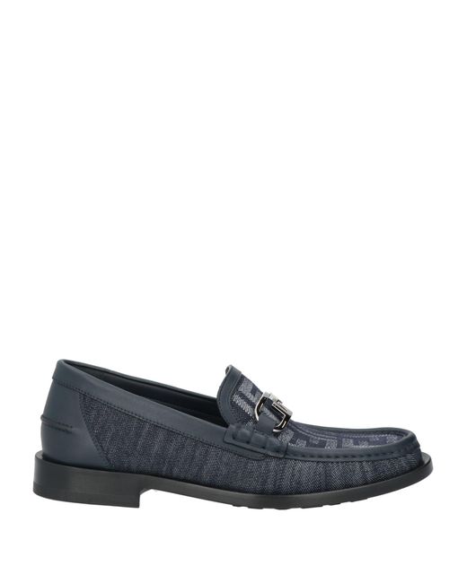 Fendi Blue Loafers for men