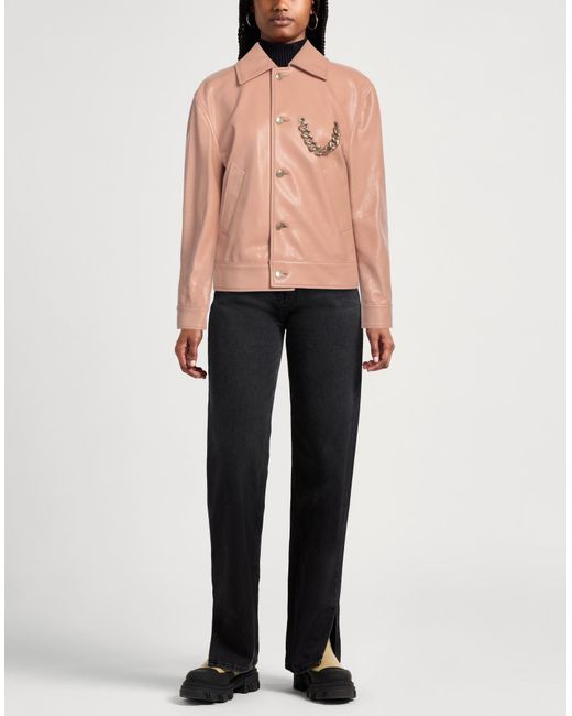 Gcds Pink Blush Jacket Polyurethane, Polyester