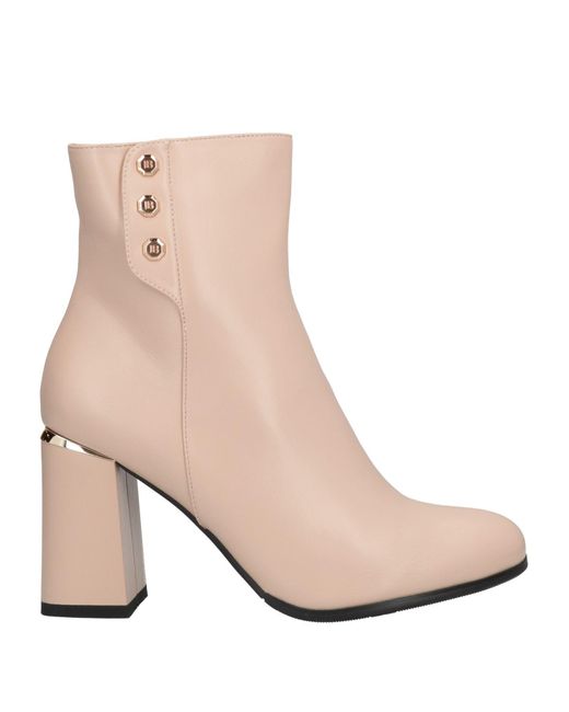 Laura Biagiotti Natural Ankle Boots