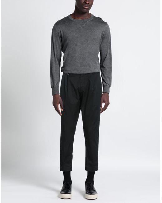 Paolo Pecora Black Trouser for men
